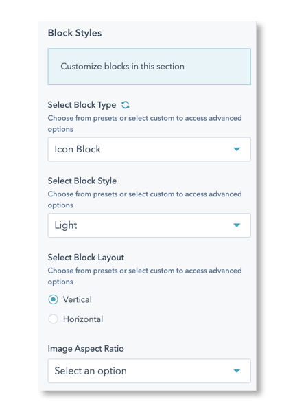 Block Styles