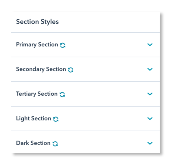 Section Styles