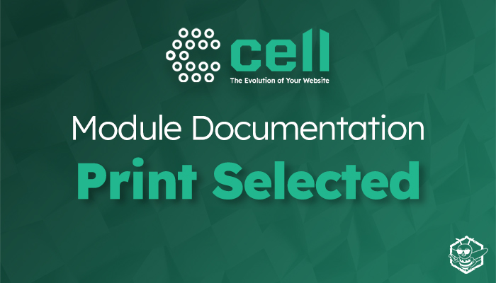 Cell Theme: Print Selected Module Documentation