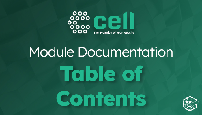 Cell Theme: Table of Contents Module Documentation